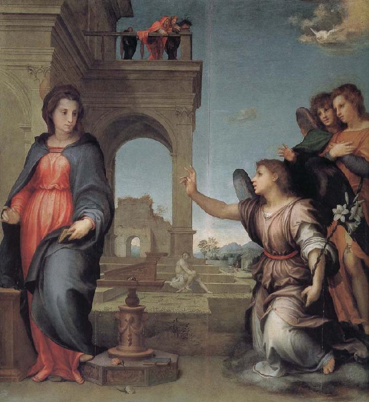 Andrea del Sarto Reported good news Germany oil painting art